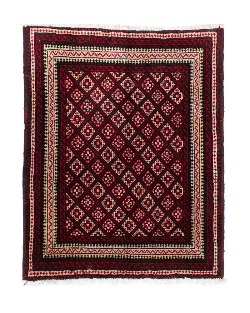 Alfombra Belutsch - 84 x 70 cm - rojo