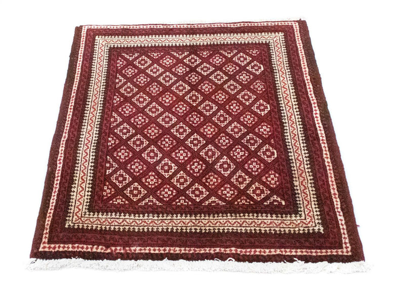 Alfombra Belutsch - 84 x 70 cm - rojo
