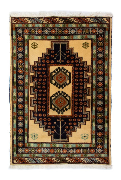 Alfombra Turkaman 64x91cm - Alfombra persa