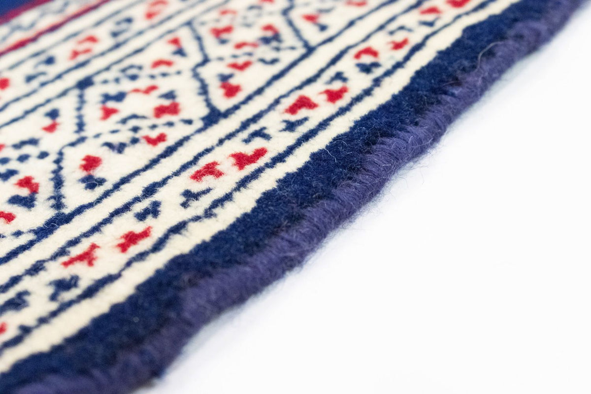 Alfombra Turkaman - 88 x 62 cm - azul