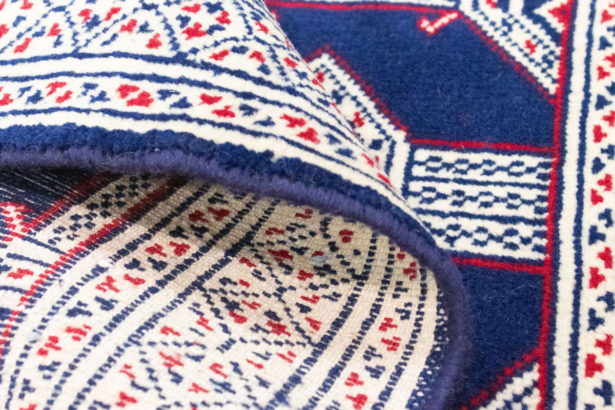 Alfombra Turkaman - 88 x 62 cm - azul