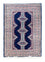 Alfombra Turkaman - 90 x 62 cm - azul