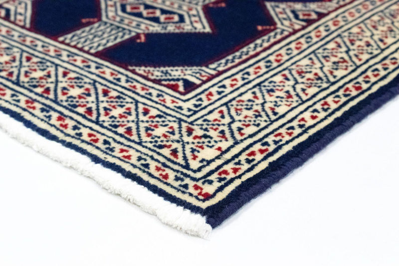 Alfombra Turkaman - 90 x 62 cm - azul