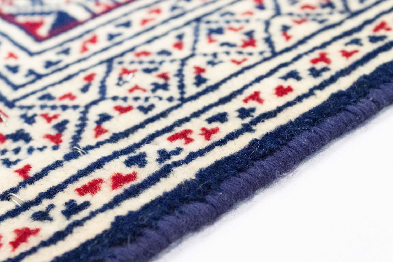Alfombra Turkaman - 90 x 62 cm - azul