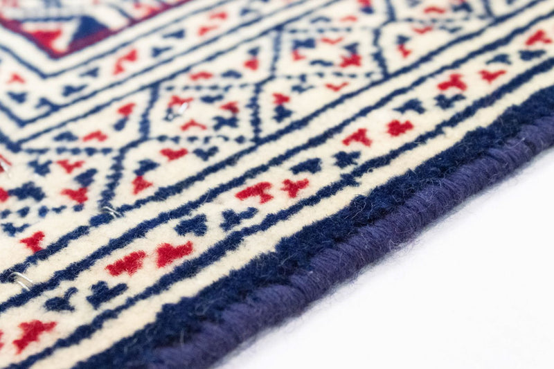 Alfombra Turkaman - 90 x 62 cm - azul