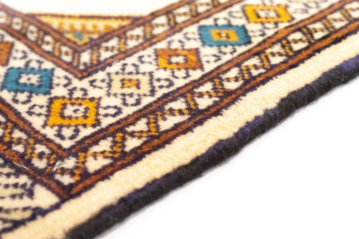 Alfombra Turkaman - 89 x 64 cm - azul