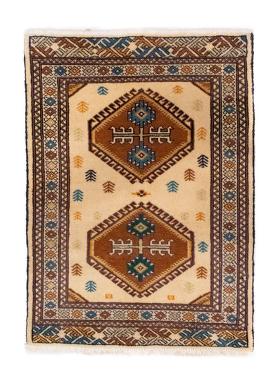 Alfombra Turkaman 63x88cm - Alfombra persa