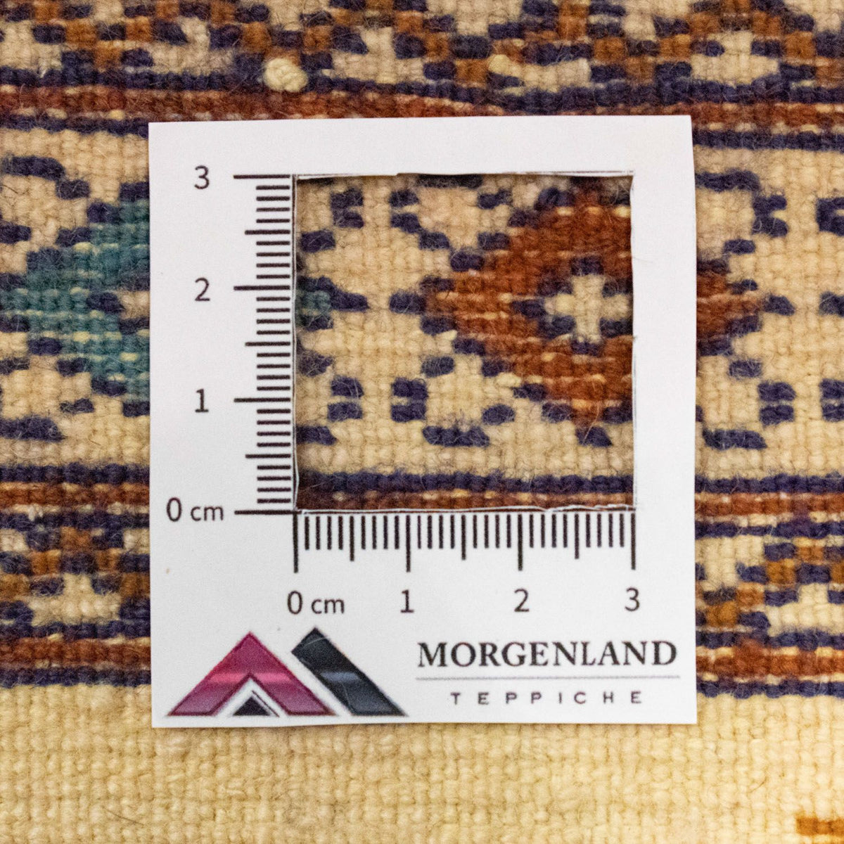 Alfombra Turkaman - 88 x 63 cm - beige