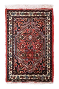 Alfombra persa - Bidjar - 60 x 40 cm - rojo