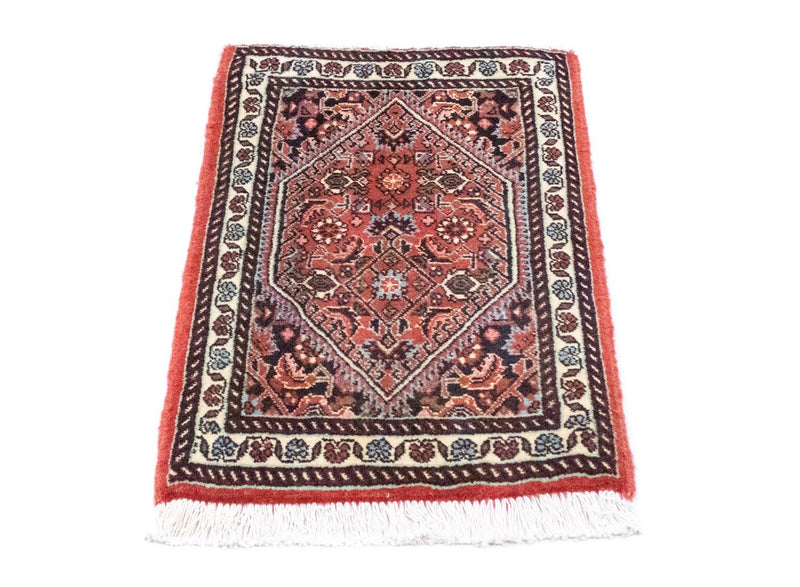 Alfombra persa - Bidjar - 60 x 40 cm - rojo