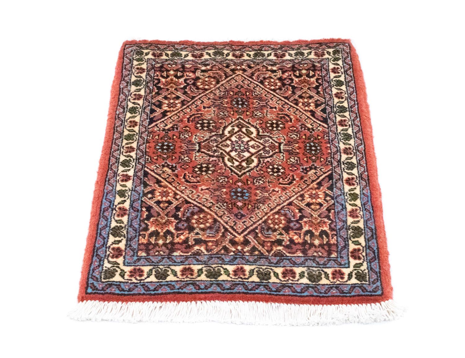 Alfombra persa - Bidjar - 60 x 40 cm - rojo