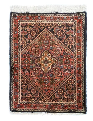 Alfombra persa - Bidjar - 60 x 40 cm - marrón