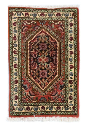 Alfombra persa - Bidjar - 60 x 40 cm - marrón