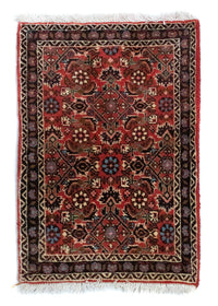 Alfombra persa - Bidjar - 60 x 40 cm - rojo