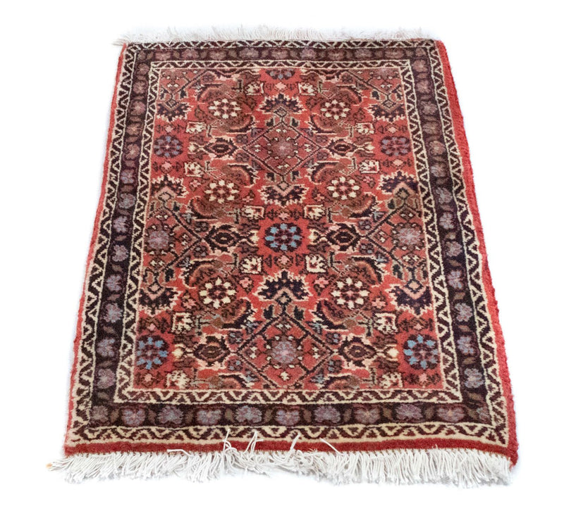 Alfombra persa - Bidjar - 60 x 40 cm - rojo