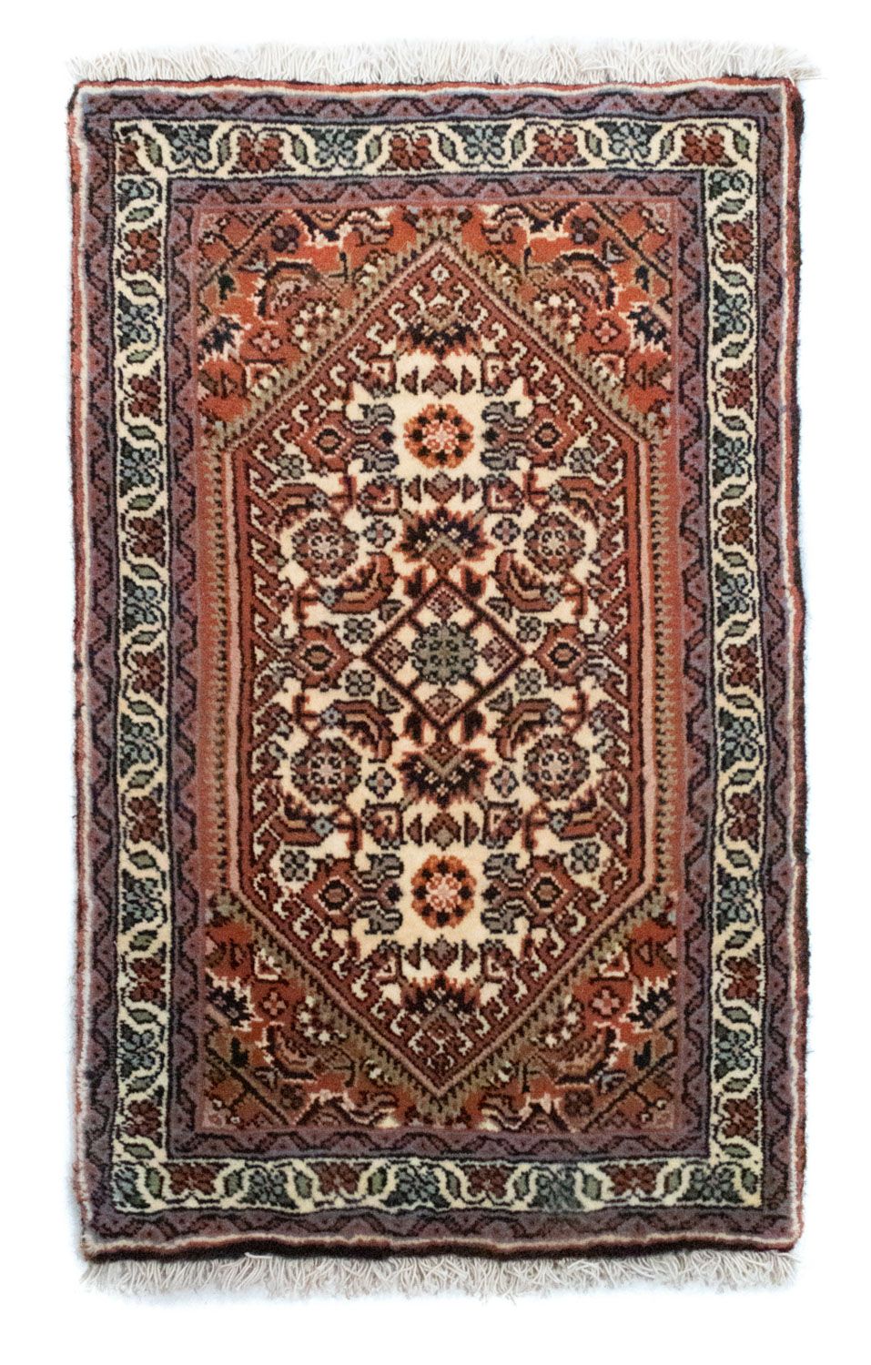 Alfombra persa - Bidjar - 60 x 40 cm - marrón
