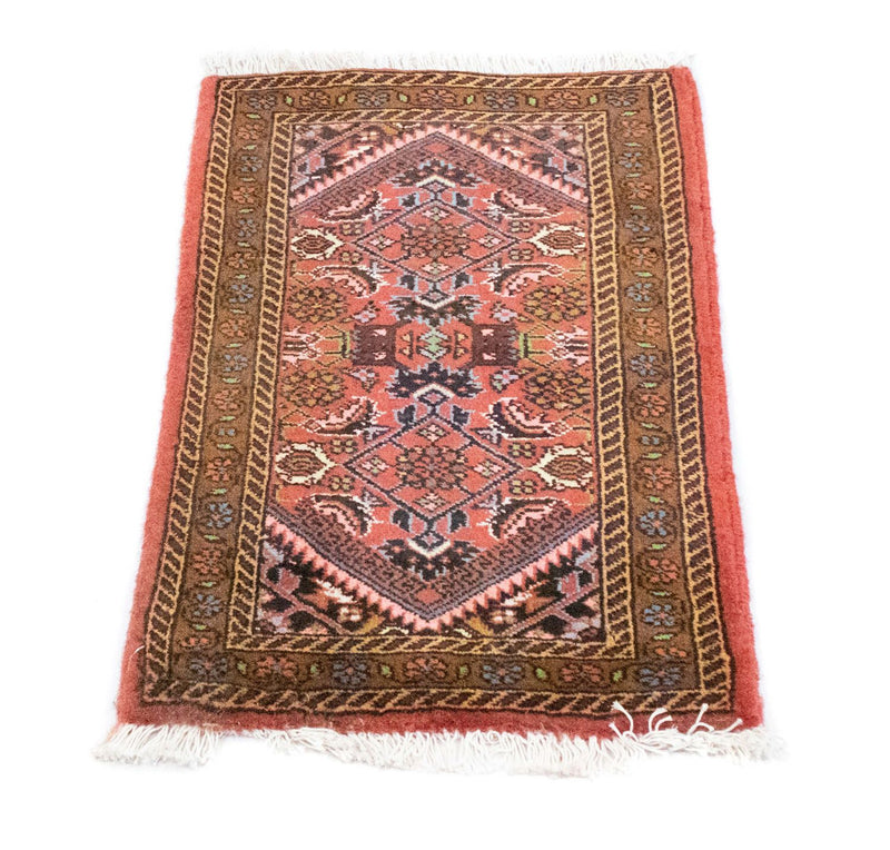Alfombra persa - Bidjar - 60 x 40 cm - marrón