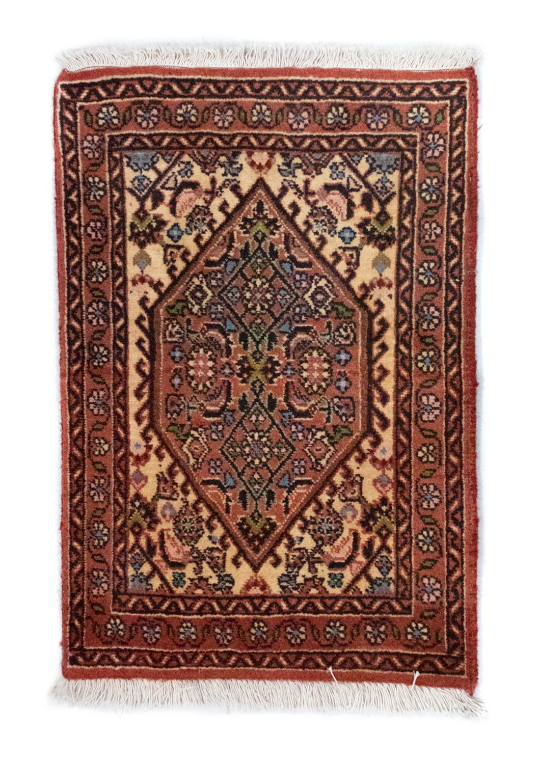 Alfombra persa - Bidjar - 60 x 40 cm - marrón