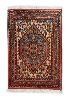 Alfombra persa - Bidjar - 60 x 40 cm - marrón