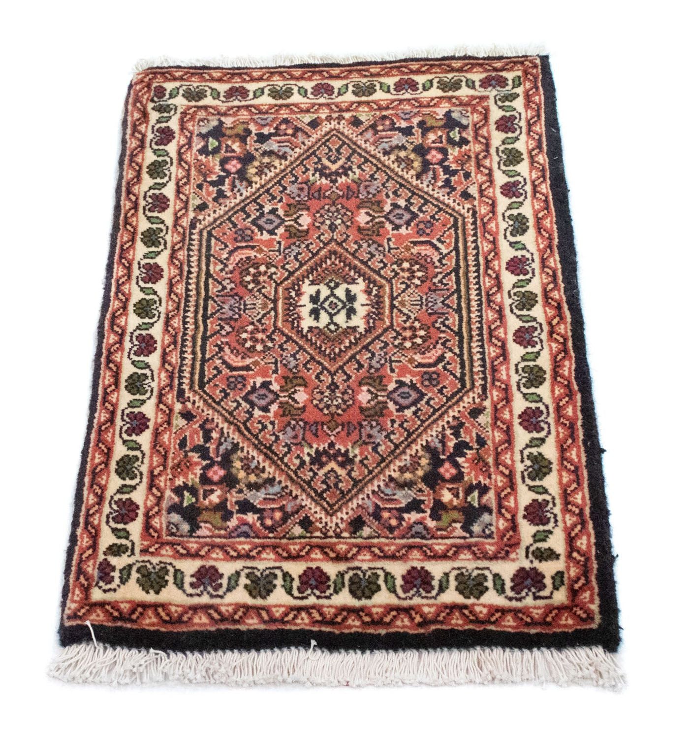 Alfombra persa - Bidjar - 60 x 40 cm - azul