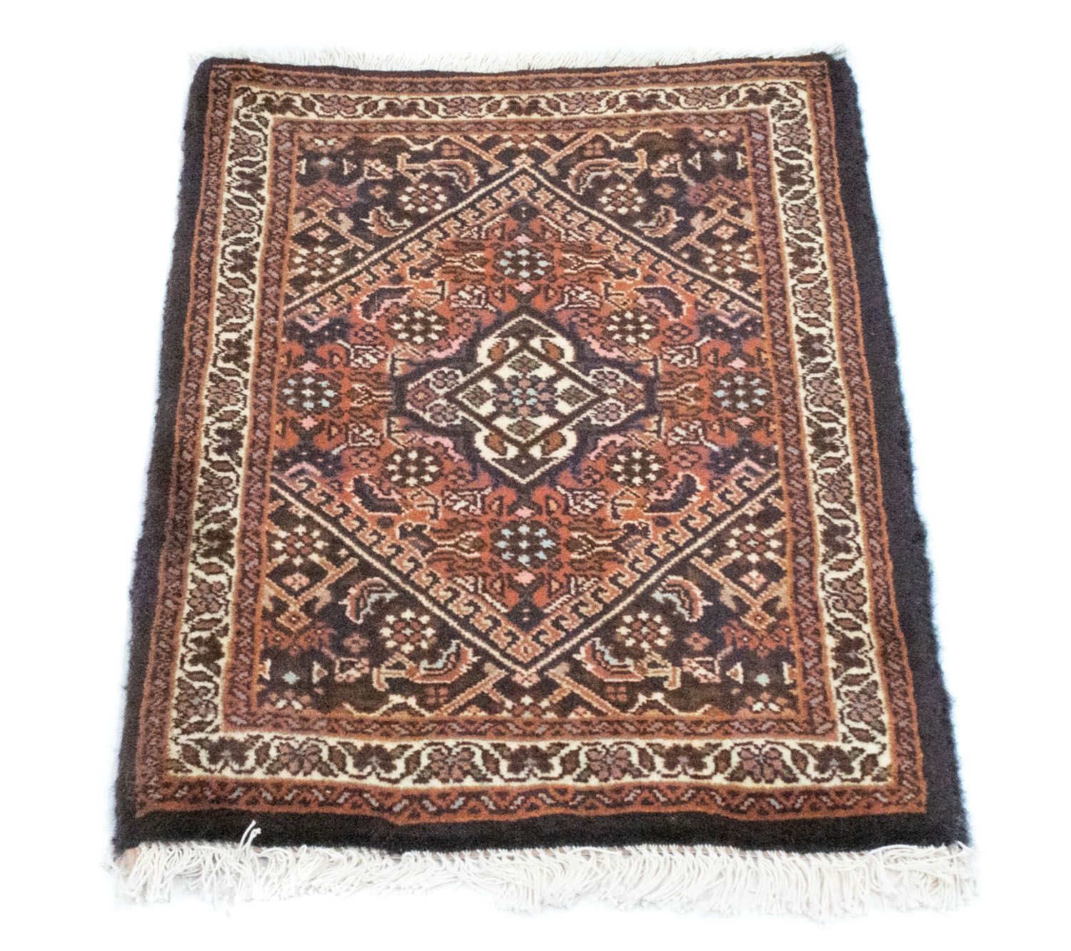 Alfombra persa - Bidjar - 60 x 40 cm - azul