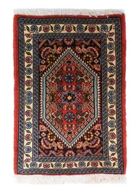 Alfombra persa - Bidjar - 60 x 40 cm - rojo