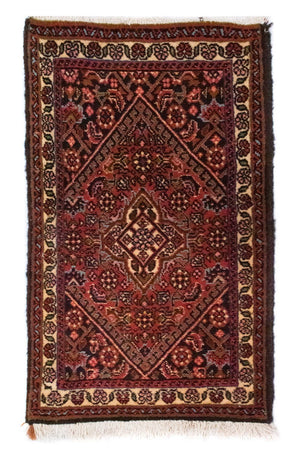 Alfombra persa - Bidjar - 60 x 40 cm - marrón