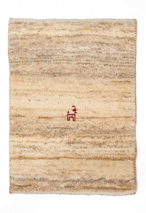 Alfombra Gabbeh - Persa - 60 x 40 cm - marrón