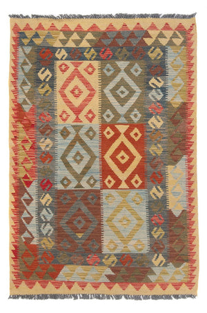 Alfombra Kelim - Splash - 168 x 106 cm - multicolor