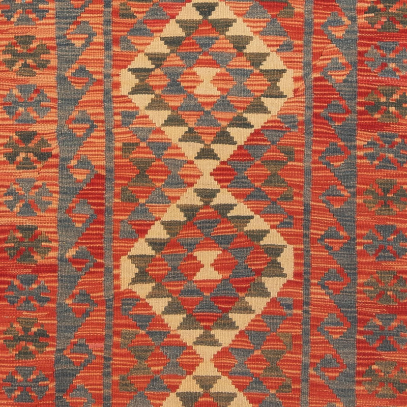 Alfombra de pasillo Alfombra Kelim - Splash - 206 x 98 cm - multicolor