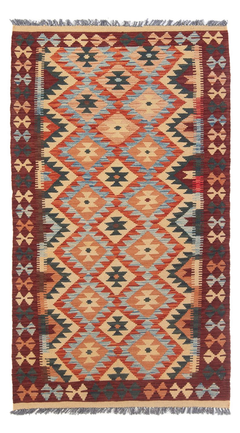 Alfombra de pasillo Alfombra Kelim - Splash - 198 x 104 cm - multicolor