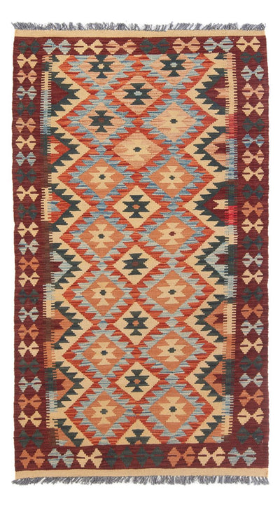 Kilim Maimana Alfombra 104x198cm - Alfombra de lana