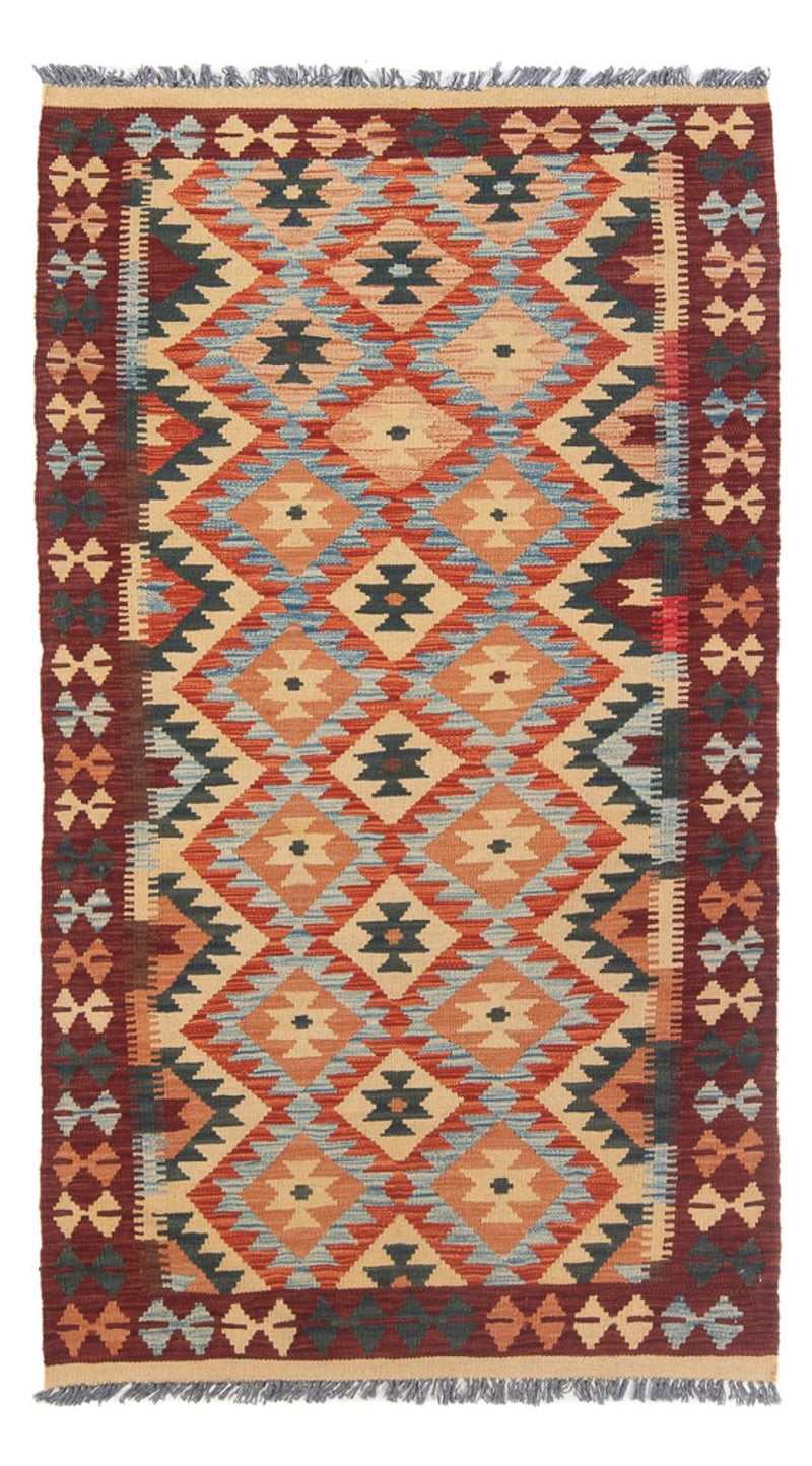 Alfombra de pasillo Alfombra Kelim - Splash - 198 x 104 cm - multicolor
