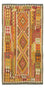 Alfombra de pasillo Alfombra Kelim - Splash - 231 x 123 cm - multicolor