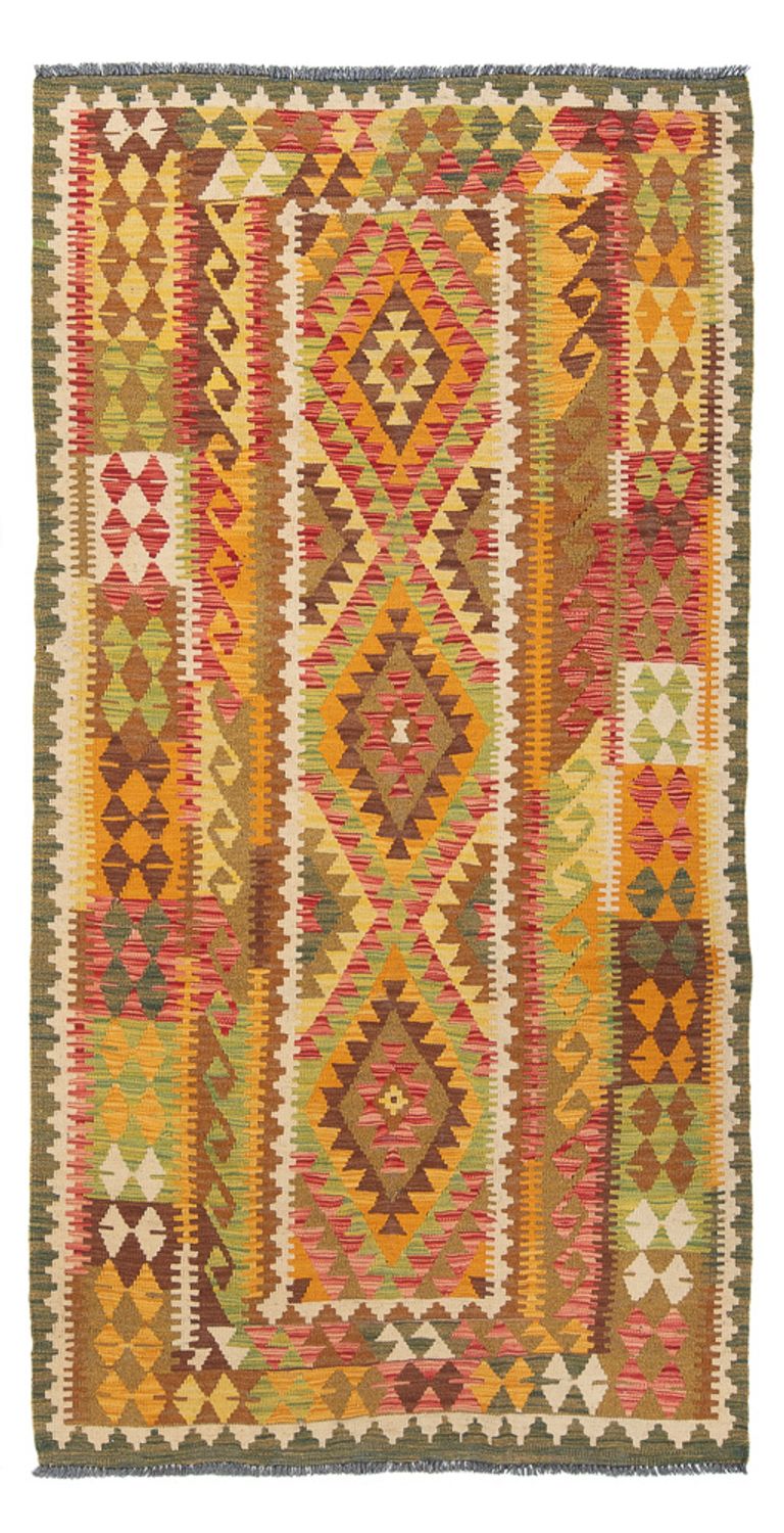 Alfombra de pasillo Alfombra Kelim - Splash - 231 x 123 cm - multicolor