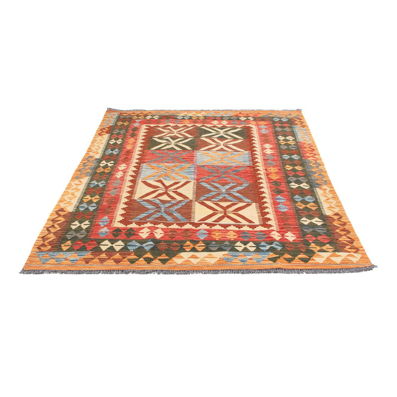 Alfombra Kelim - Splash - 204 x 158 cm - multicolor