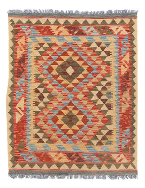 Alfombra Kelim - Splash - 114 x 87 cm - multicolor