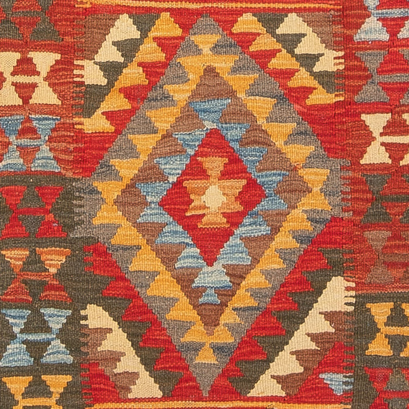 Alfombra de pasillo Alfombra Kelim - Splash - 304 x 76 cm - multicolor