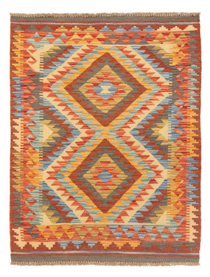 Alfombra Kelim - Splash - 119 x 86 cm - multicolor