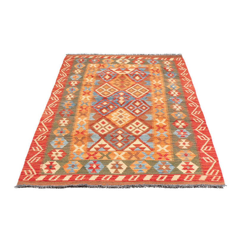 Alfombra de pasillo Alfombra Kelim - Splash - 206 x 104 cm - multicolor