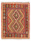 Alfombra Kelim - Splash - 198 x 148 cm - multicolor