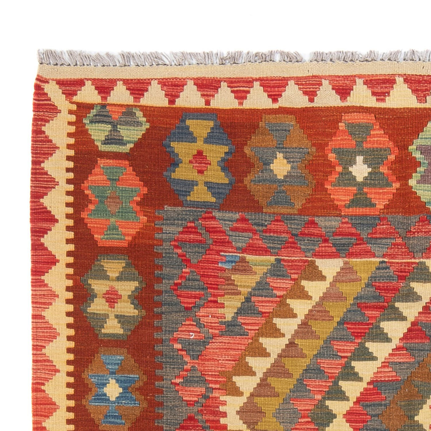 Kilim Maimana Alfombra 198x148cm - Alfombra de lana