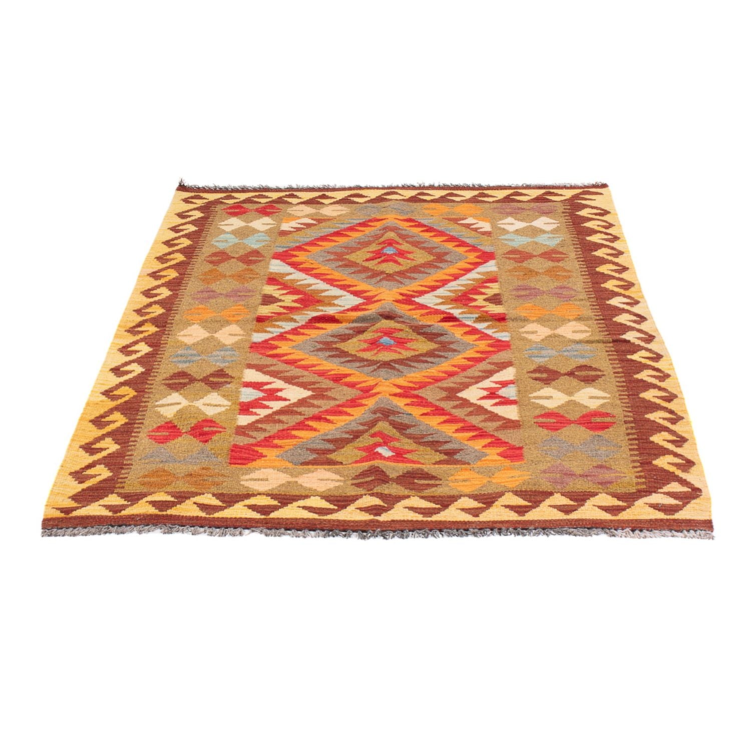 Alfombra Kelim - Splash - 149 x 103 cm - multicolor