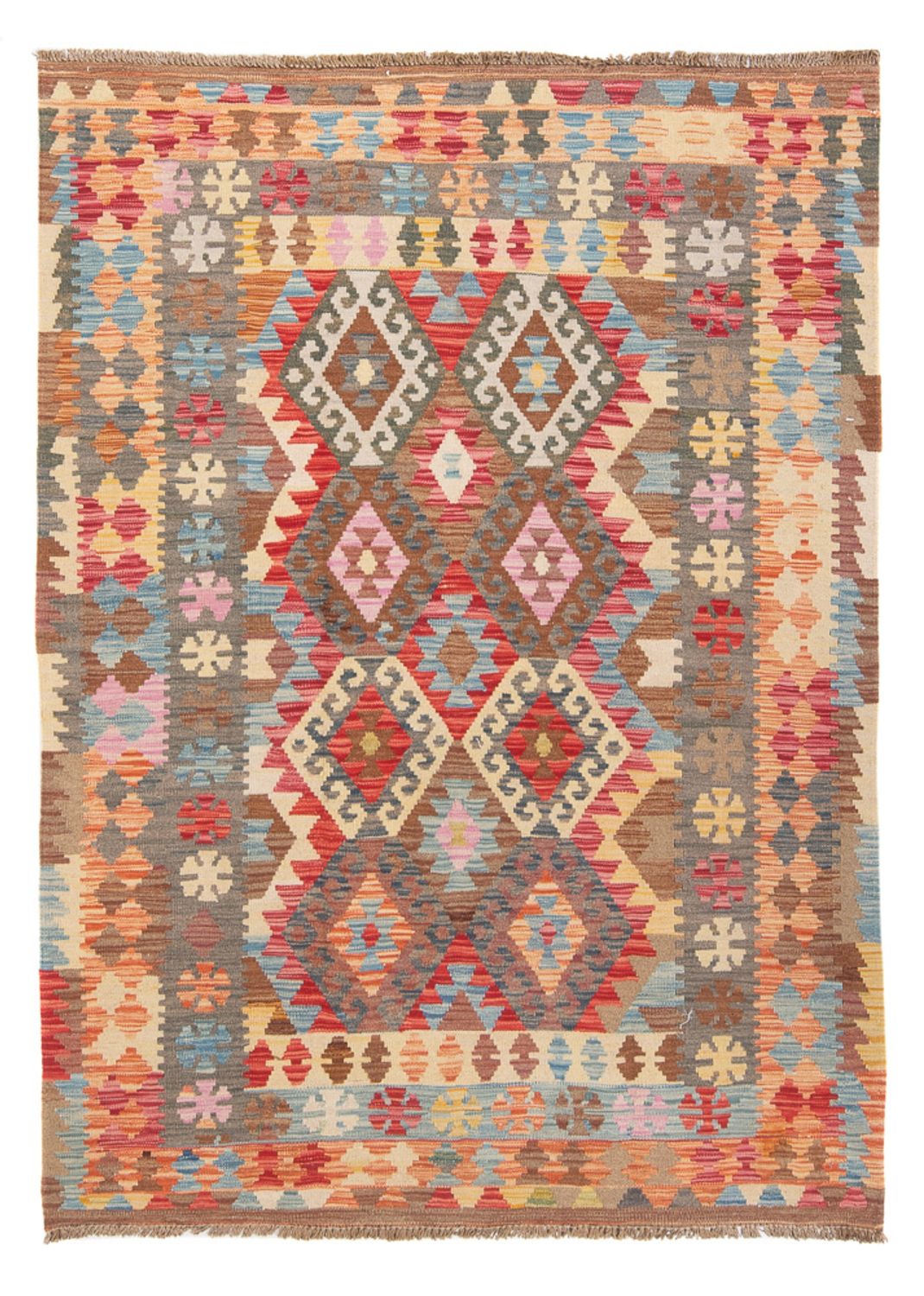 Alfombra Kelim - Splash - 176 x 127 cm - multicolor