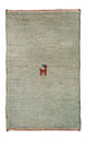 Gabbeh persa Alfombra 40x60cm - Perserteppich Wollteppich