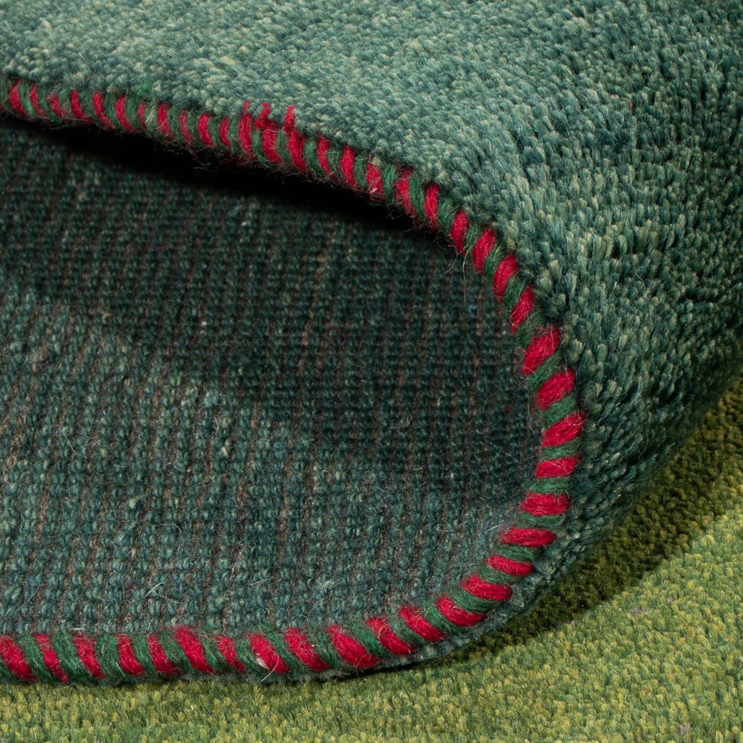 Alfombra Gabbeh - Persa - 203 x 146 cm - verde menta