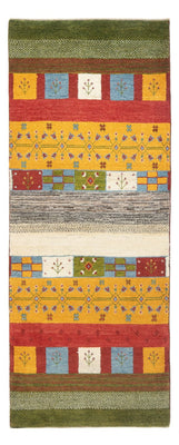 Alfombra de pasillo Alfombra Gabbeh - Persa - 200 x 82 cm - multicolor
