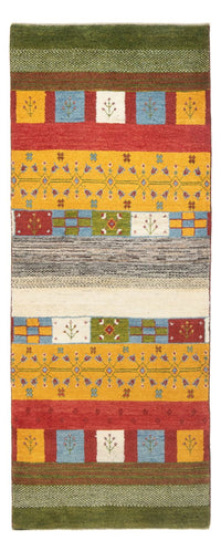 Alfombra de pasillo Alfombra Gabbeh - Persa - 200 x 82 cm - multicolor