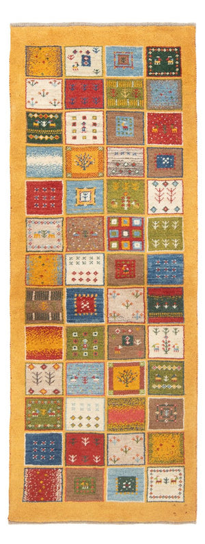 Alfombra de pasillo Alfombra Gabbeh - Persa - 193 x 80 cm - multicolor
