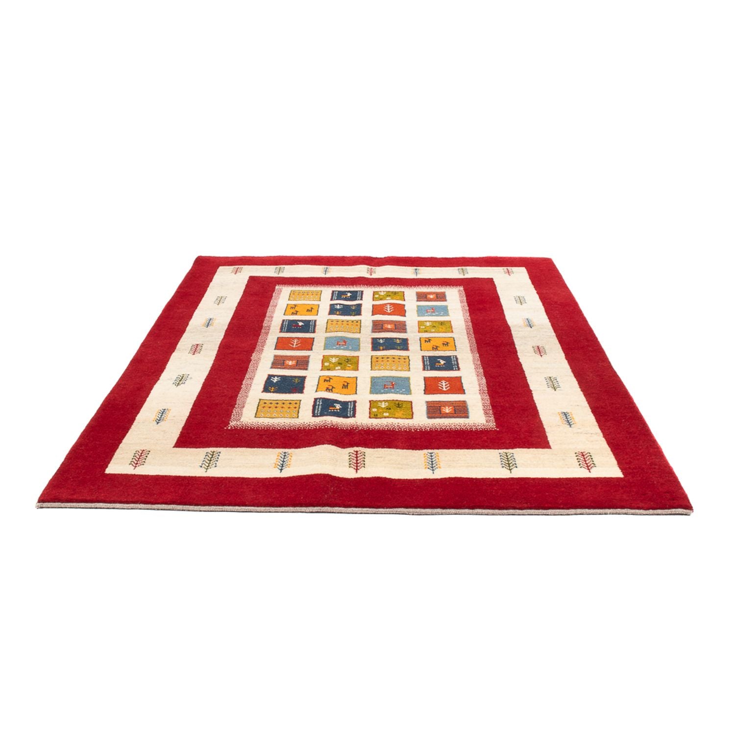 Alfombra Gabbeh - Persa - 204 x 157 cm - multicolor